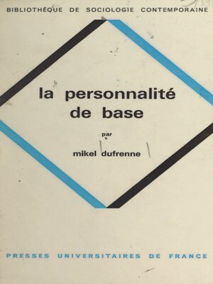 cover image of La personnalité de base